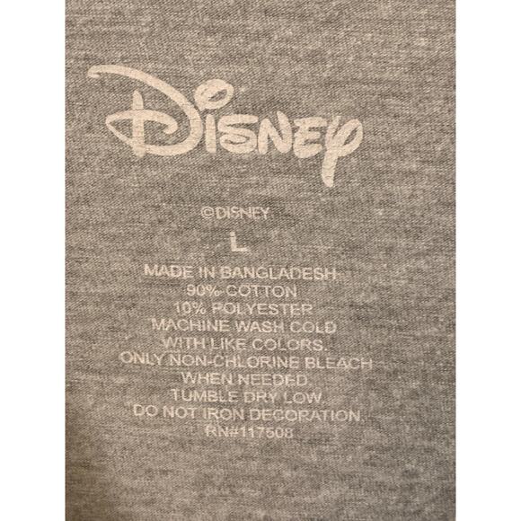 Disney Graphic Stitch Wild One Short Sleeve T-Shirt, Grey, Size Large - Picture 6 of 8